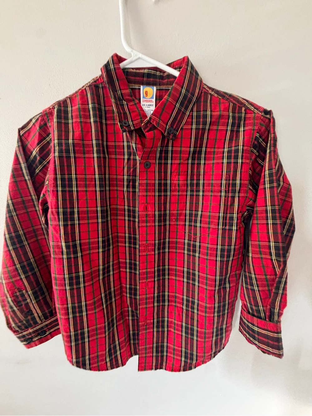Gymboree Red Plaid Button-Down Shirt